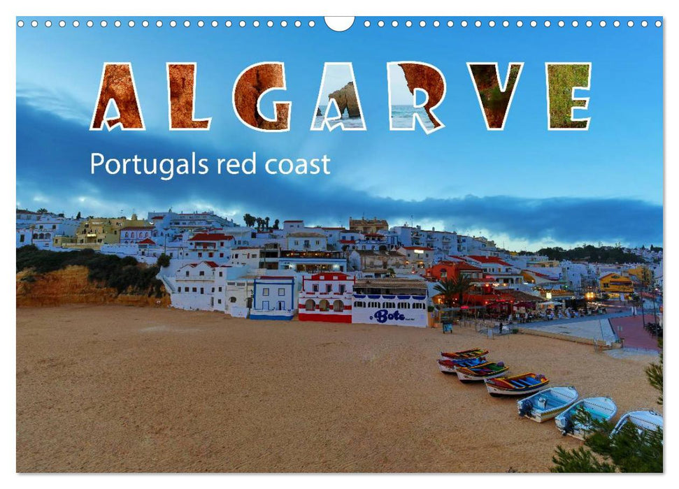 ALGARVE Portugals red coast (CALVENDO Monthly Calendar 2025)