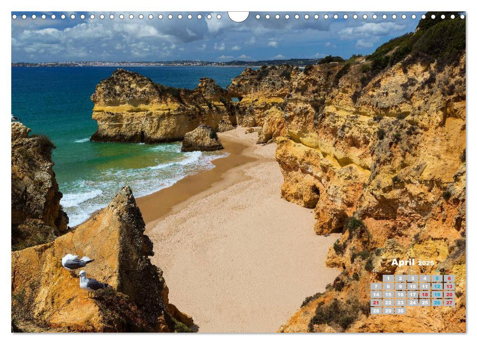 ALGARVE Portugals red coast (CALVENDO Monthly Calendar 2025)