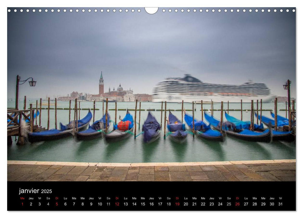 Venise - Ville Magique (CALVENDO Calendrier mensuel 2025)