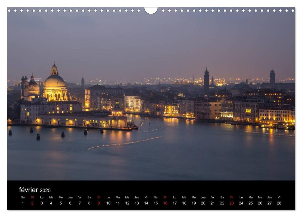 Venise - Ville Magique (CALVENDO Calendrier mensuel 2025)