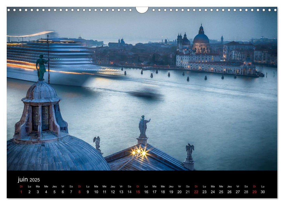 Venise - Ville Magique (CALVENDO Calendrier mensuel 2025)