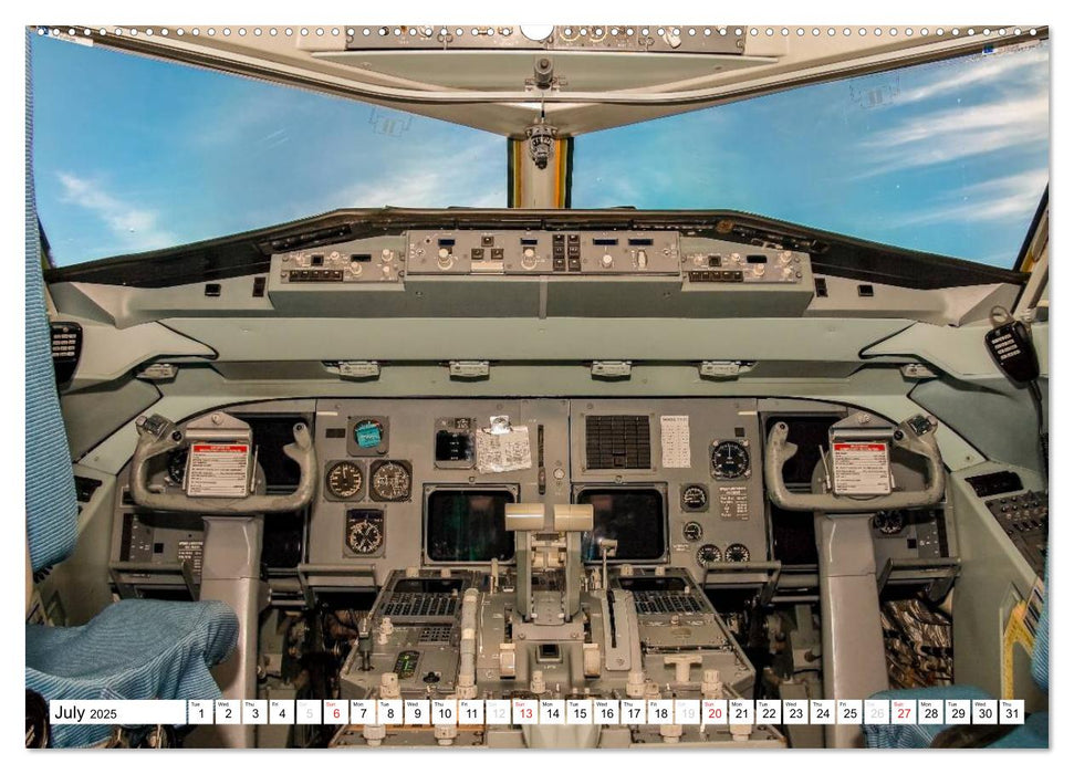 Cockpit sights (CALVENDO Premium-Calendar 2025)