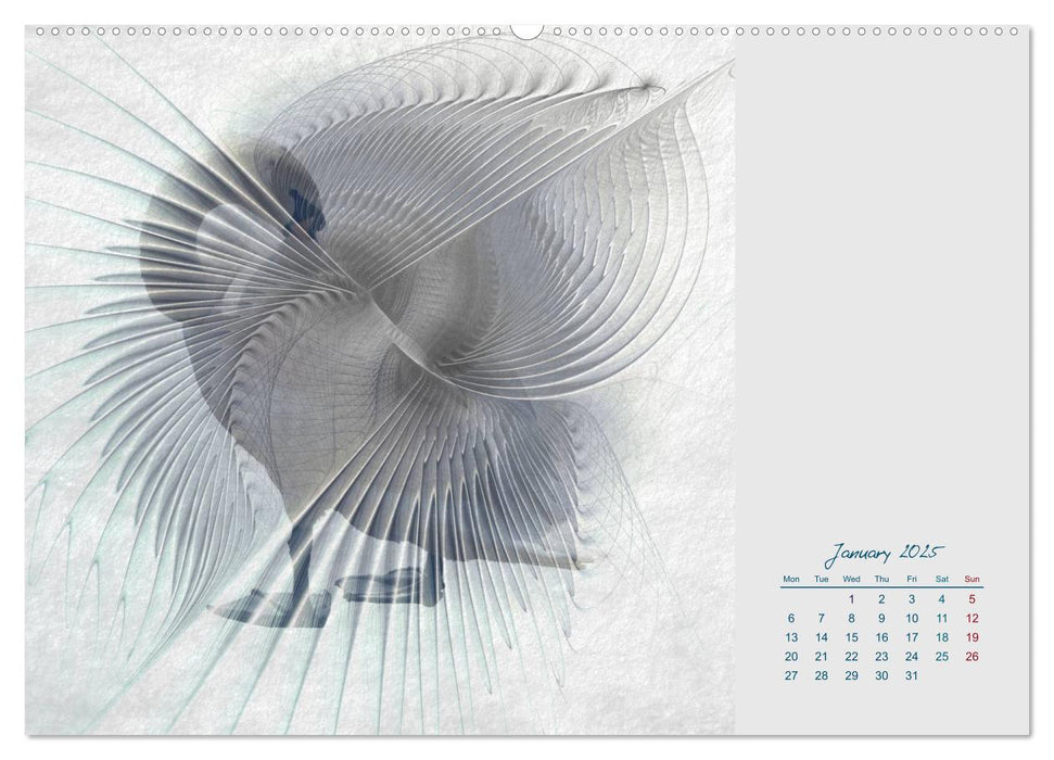 Pictures in Fractals (CALVENDO Premium-Calendar 2025)