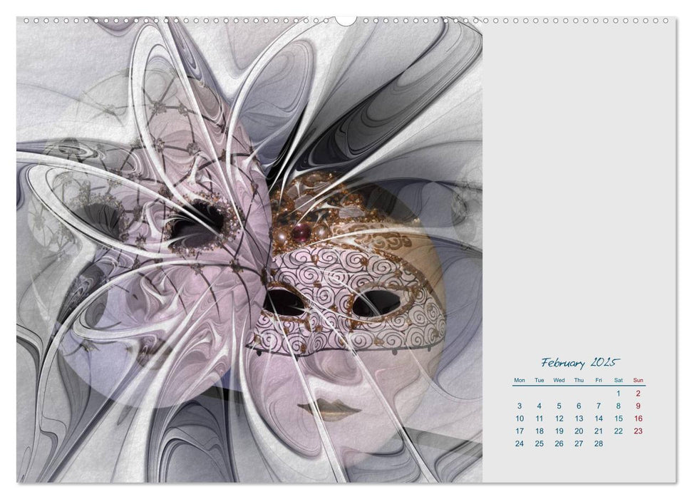 Pictures in Fractals (CALVENDO Premium-Calendar 2025)