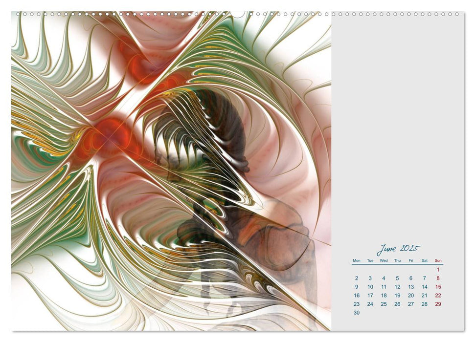 Pictures in Fractals (CALVENDO Premium-Calendar 2025)