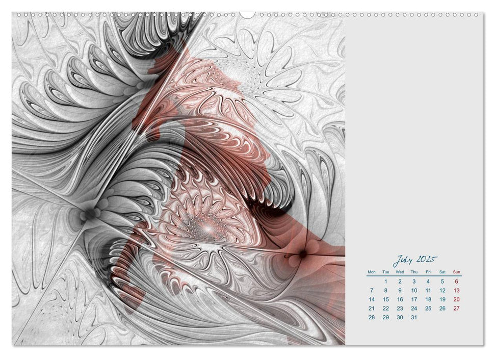 Pictures in Fractals (CALVENDO Premium-Calendar 2025)