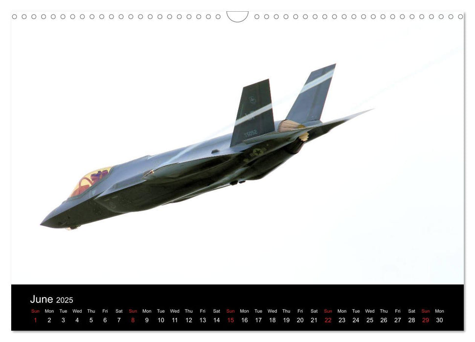 Lockheed Martin F35 Stealth Fighter (CALVENDO Monthly Calendar 2025)