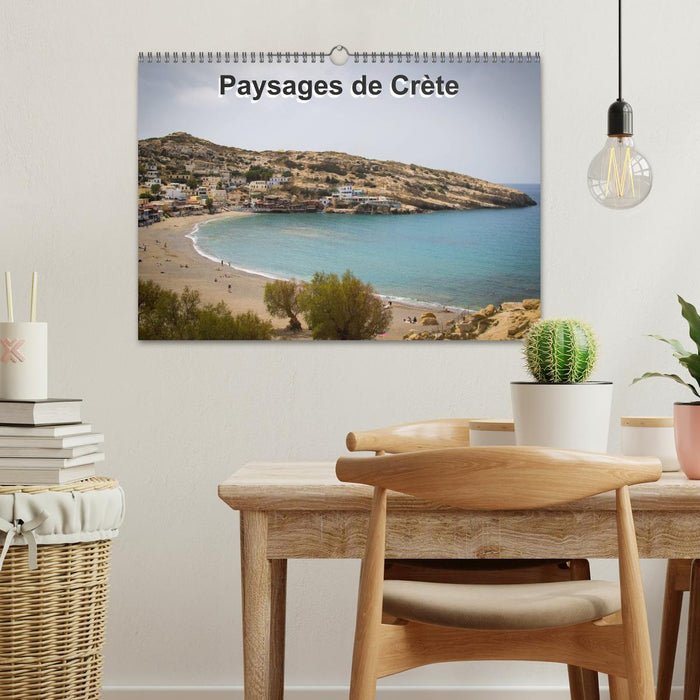 Paysages de Crète (CALVENDO Calendrier mensuel 2025)