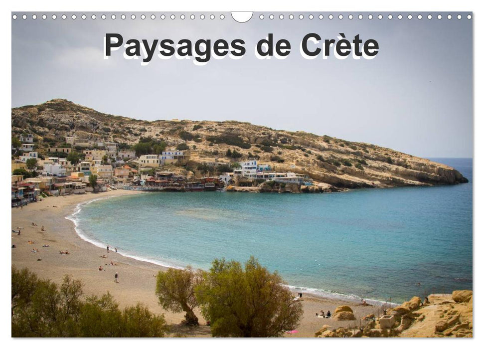 Paysages de Crète (CALVENDO Calendrier mensuel 2025)