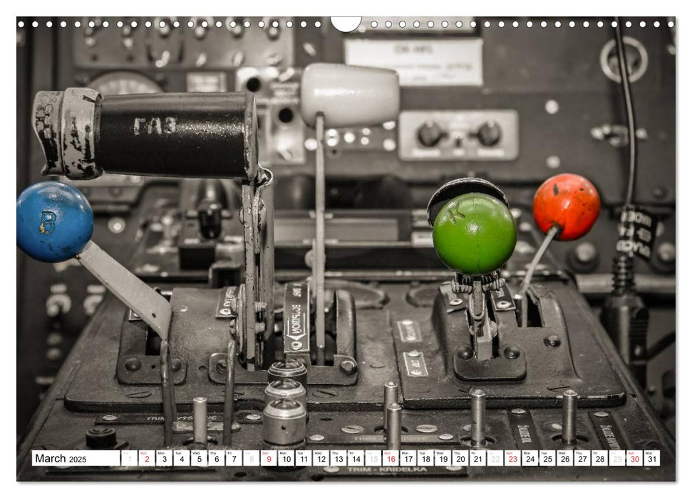 Cockpit sights (CALVENDO Monthly Calendar 2025)