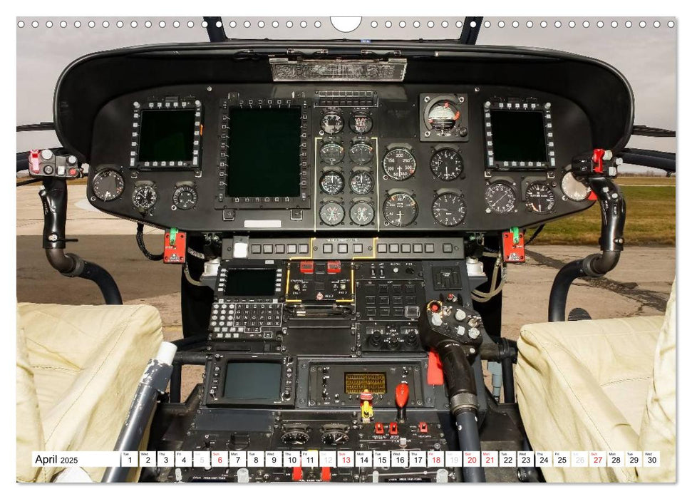 Cockpit sights (CALVENDO Monthly Calendar 2025)