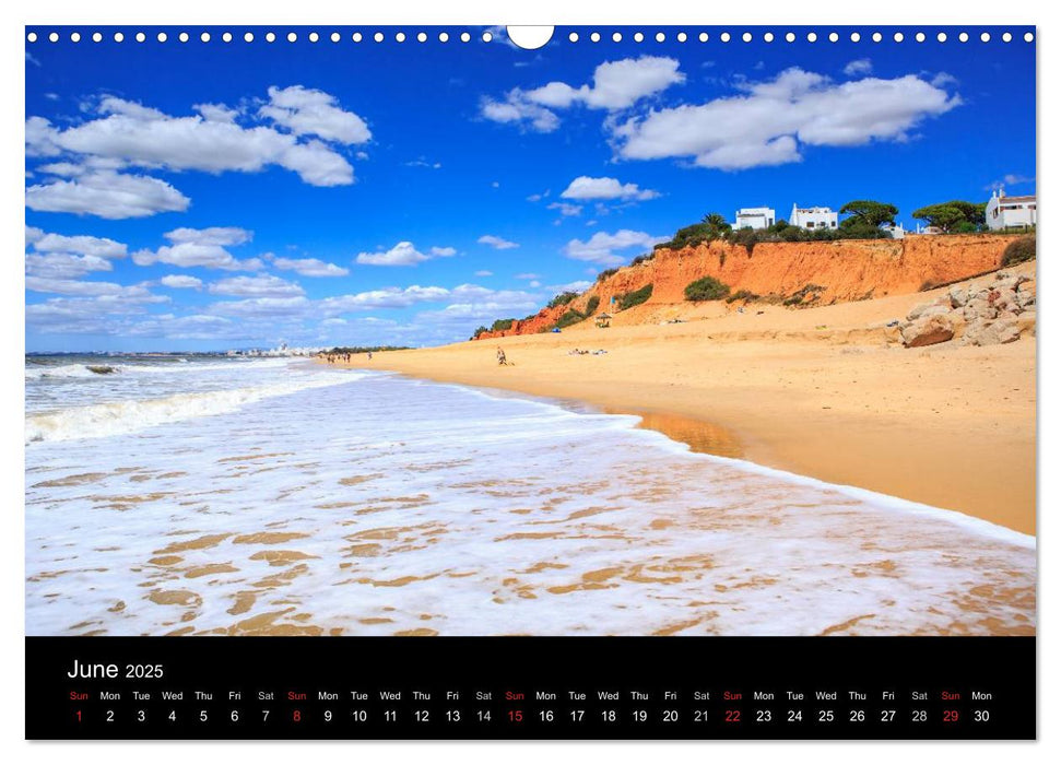 Algarve - the gold coast of Portugal (CALVENDO Monthly Calendar 2025)