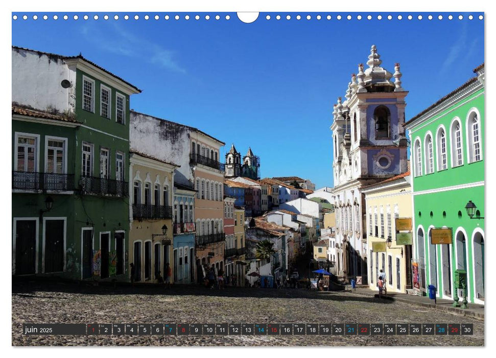 Salvador de Bahia – Brésil (CALVENDO Calendrier mensuel 2025)