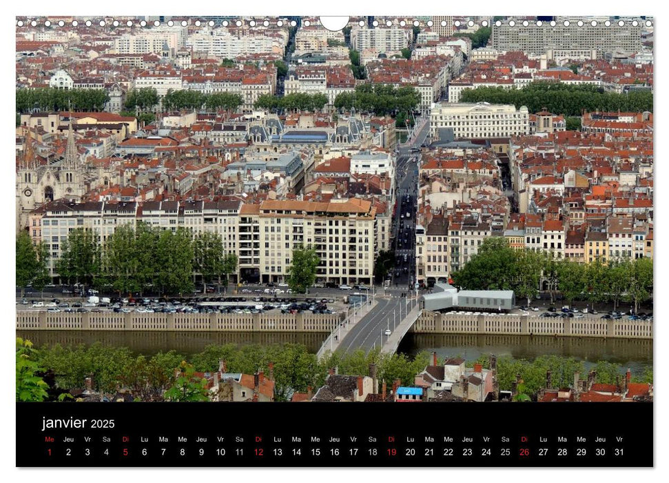 Tout simplement Lyon (CALVENDO Calendrier mensuel 2025)