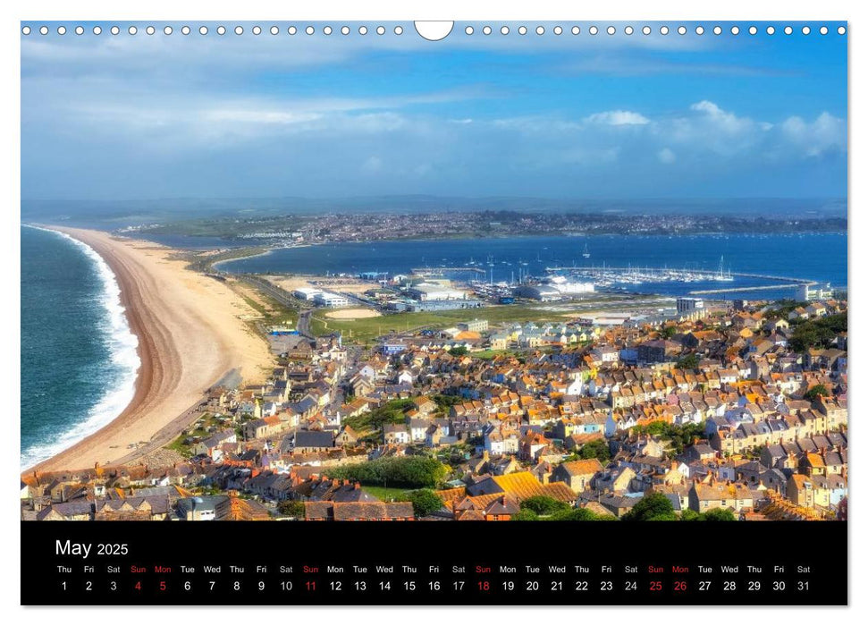 Jurassic Coast South England (CALVENDO Monthly Calendar 2025)