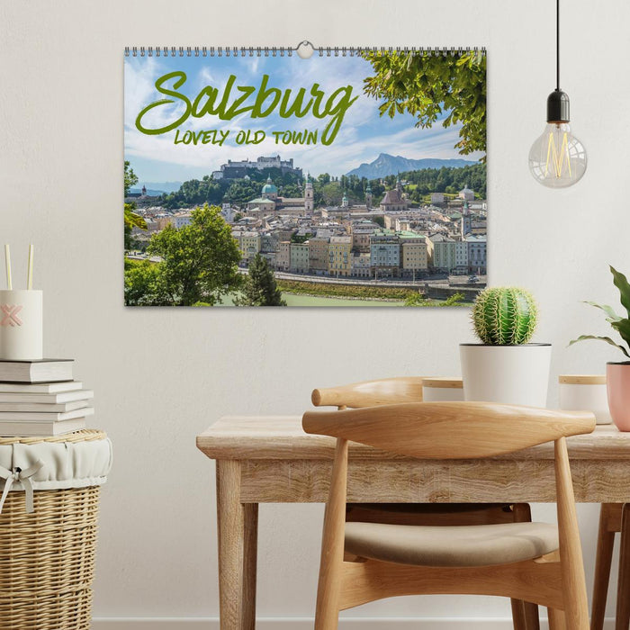 SALZBURG Lovely Old Town (CALVENDO Monthly Calendar 2025)