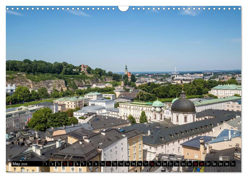 SALZBURG Lovely Old Town (CALVENDO Monthly Calendar 2025)