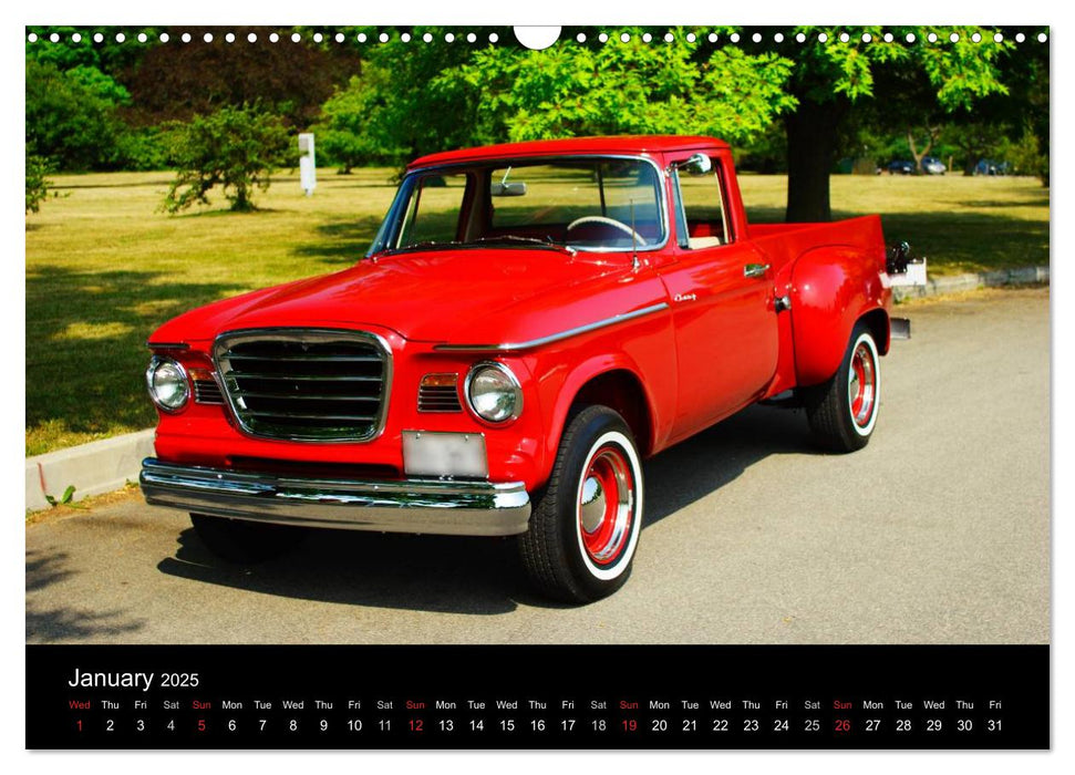 2025 North American Pickup Trucks (CALVENDO Monthly Calendar 2025)