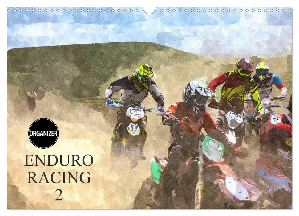 ENDURO RACING 2 (CALVENDO Monthly Calendar 2025)