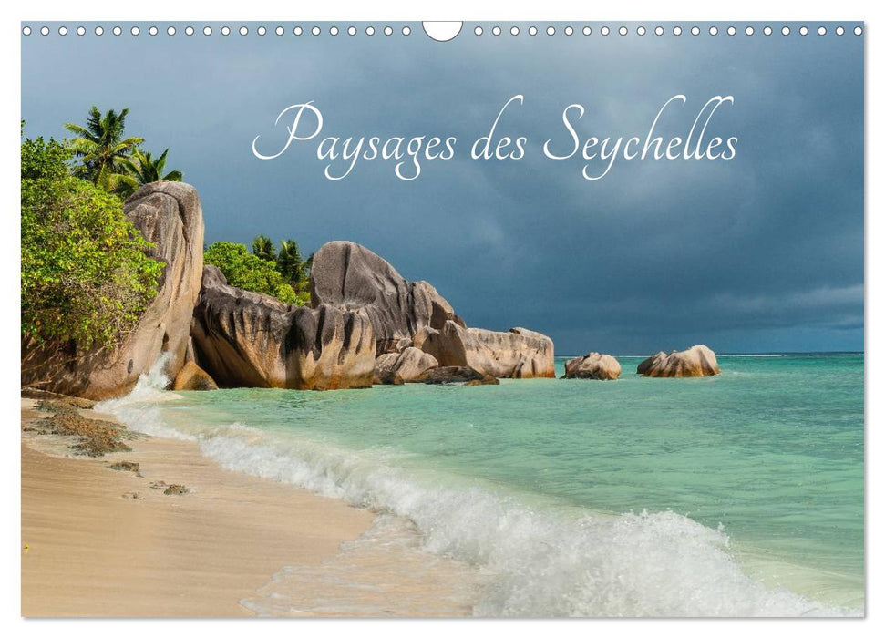 Paysages des Seychelles (CALVENDO Calendrier mensuel 2025)