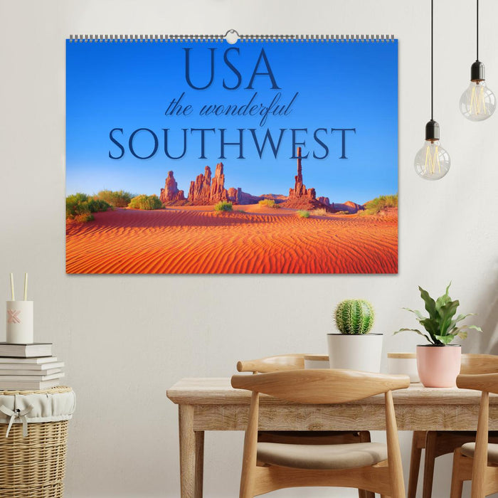 USA the wonderful Southwest (CALVENDO Monthly Calendar 2025)