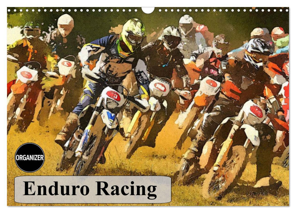 Enduro Racing (CALVENDO Monthly Calendar 2025)