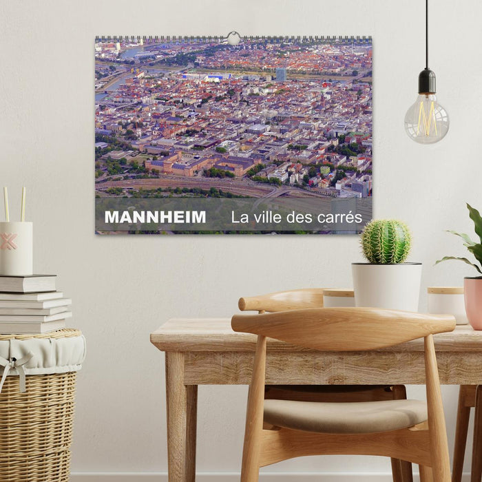 MANNHEIM - La ville des carrés (CALVENDO Calendrier mensuel 2025)