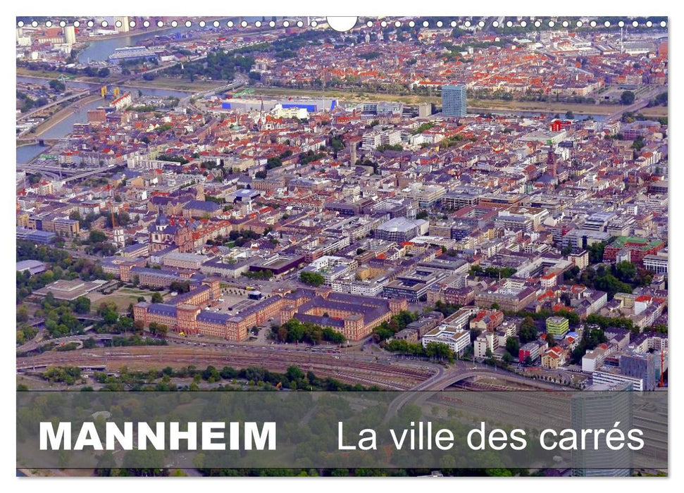 MANNHEIM - La ville des carrés (CALVENDO Calendrier mensuel 2025)