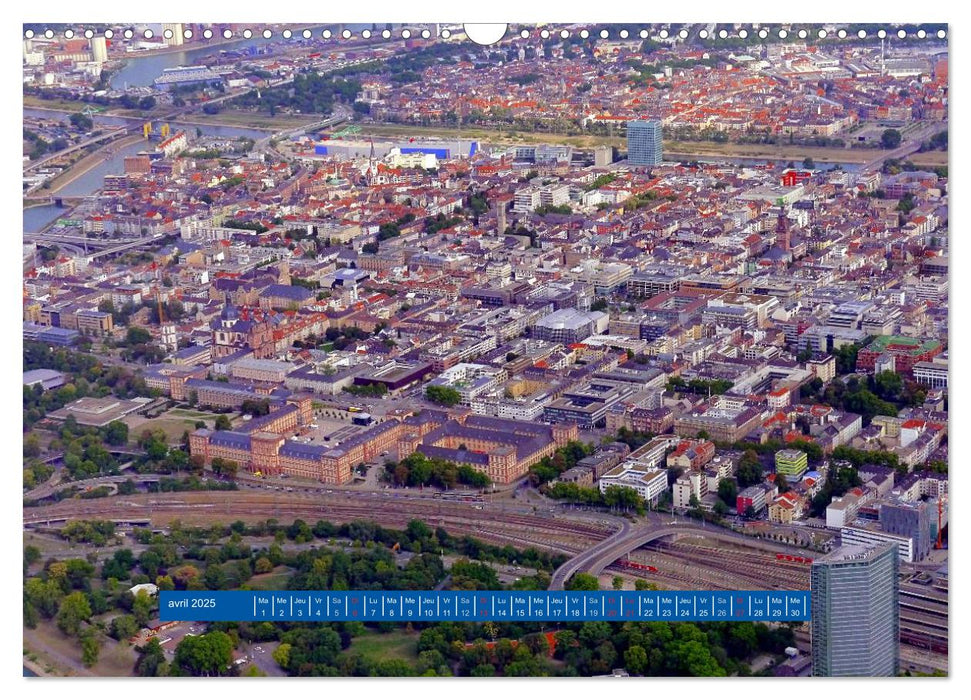 MANNHEIM - La ville des carrés (CALVENDO Calendrier mensuel 2025)