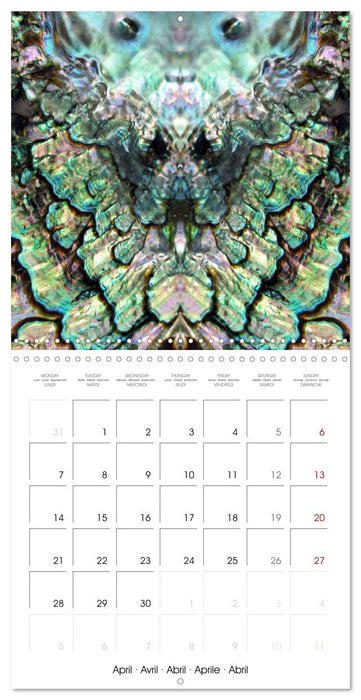 World of colors and structures (CALVENDO Monthly Calendar 2025)