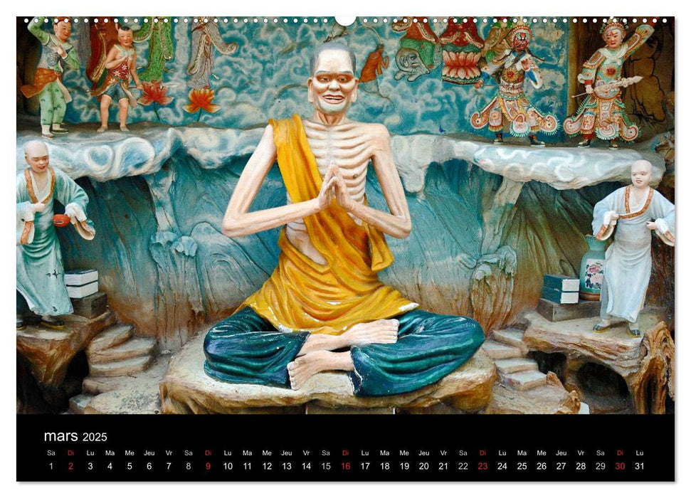 Bouddha Le Maître de Zen (CALVENDO Calendrier supérieur 2025)