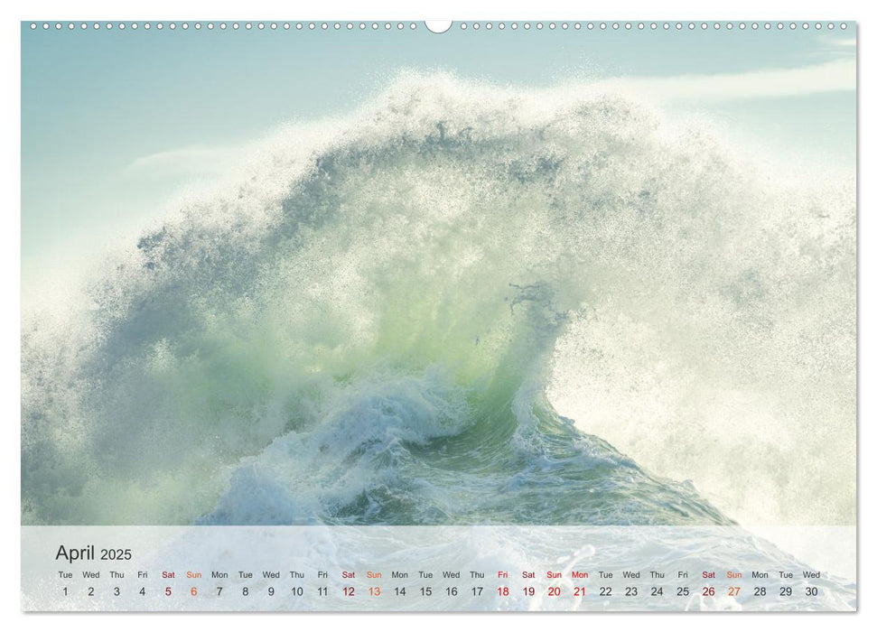 Melody of the waves (CALVENDO Monthly Calendar 2025)