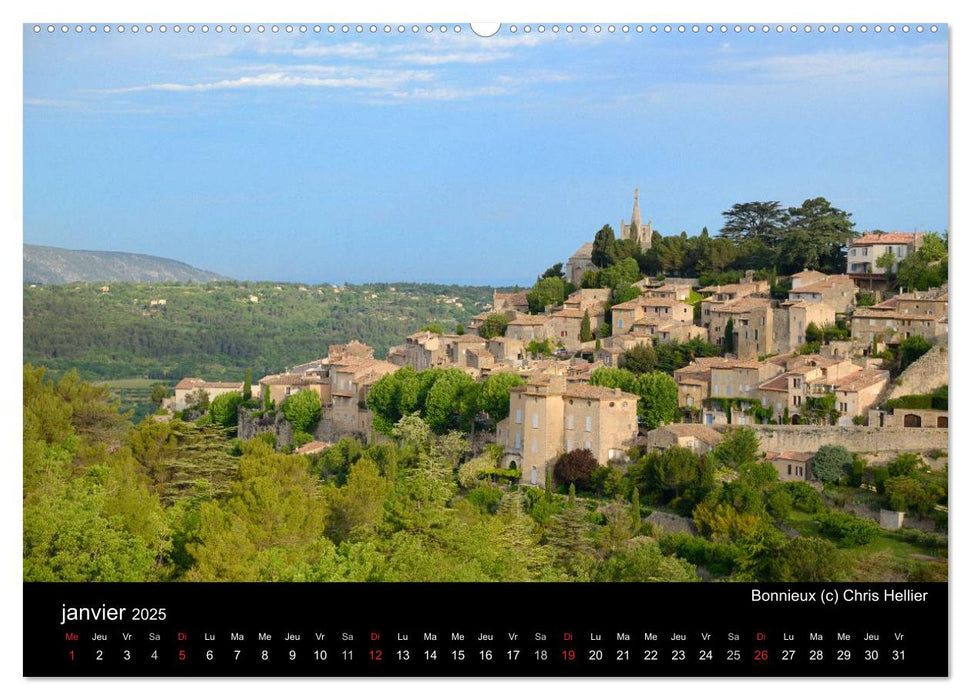 Villages Pittoresques de Provence (CALVENDO Calendrier supérieur 2025)