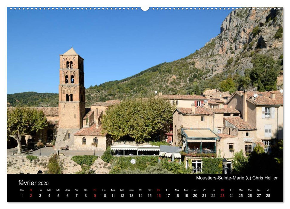 Villages Pittoresques de Provence (CALVENDO Calendrier supérieur 2025)