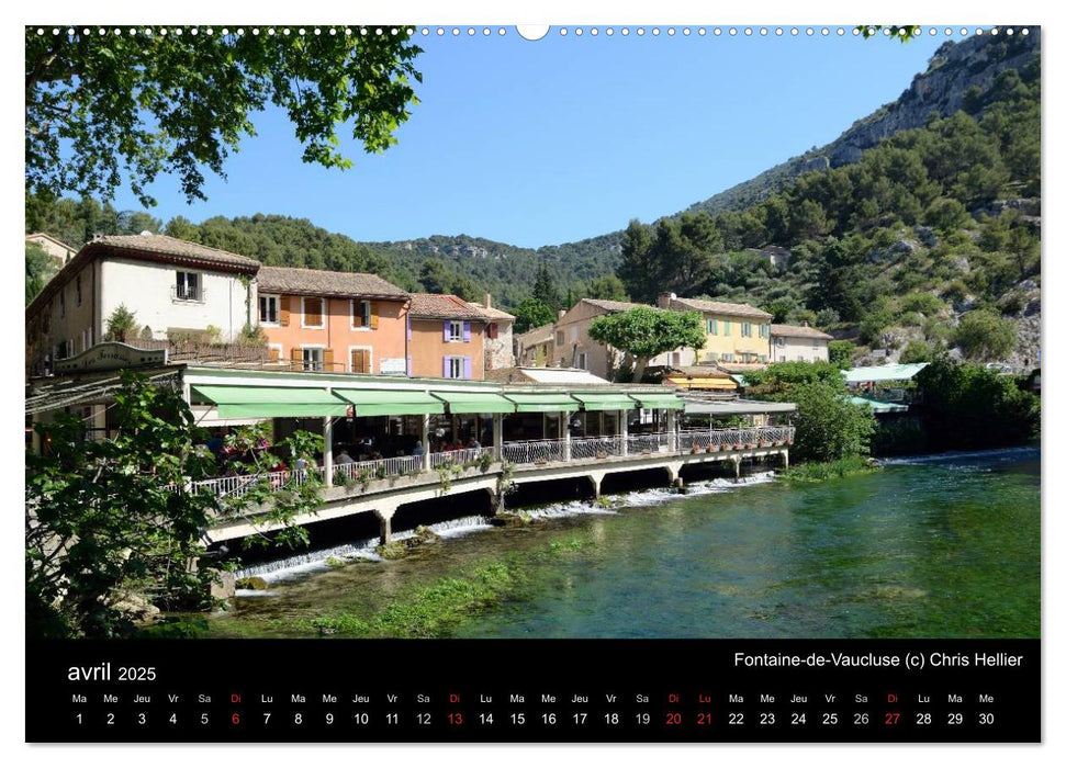 Villages Pittoresques de Provence (CALVENDO Calendrier supérieur 2025)