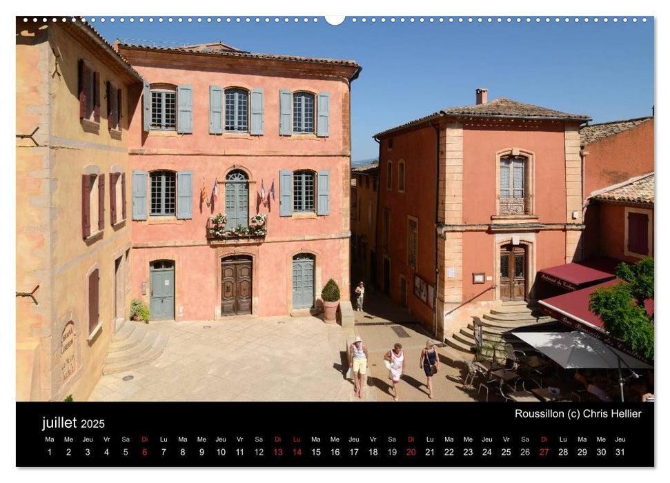 Villages Pittoresques de Provence (CALVENDO Calendrier supérieur 2025)