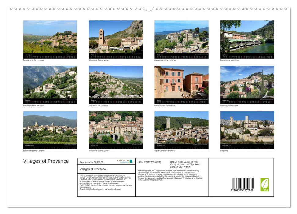 Villages of Provence (CALVENDO Premium-Calendar 2025)