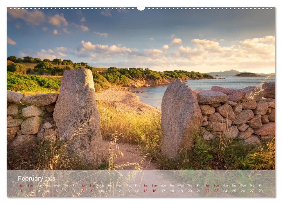 Wonderful Sardinia (CALVENDO Monthly Calendar 2025)