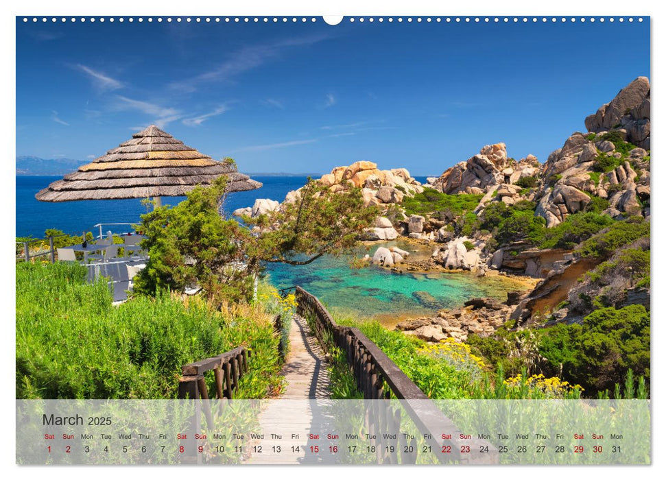 Wonderful Sardinia (CALVENDO Monthly Calendar 2025)