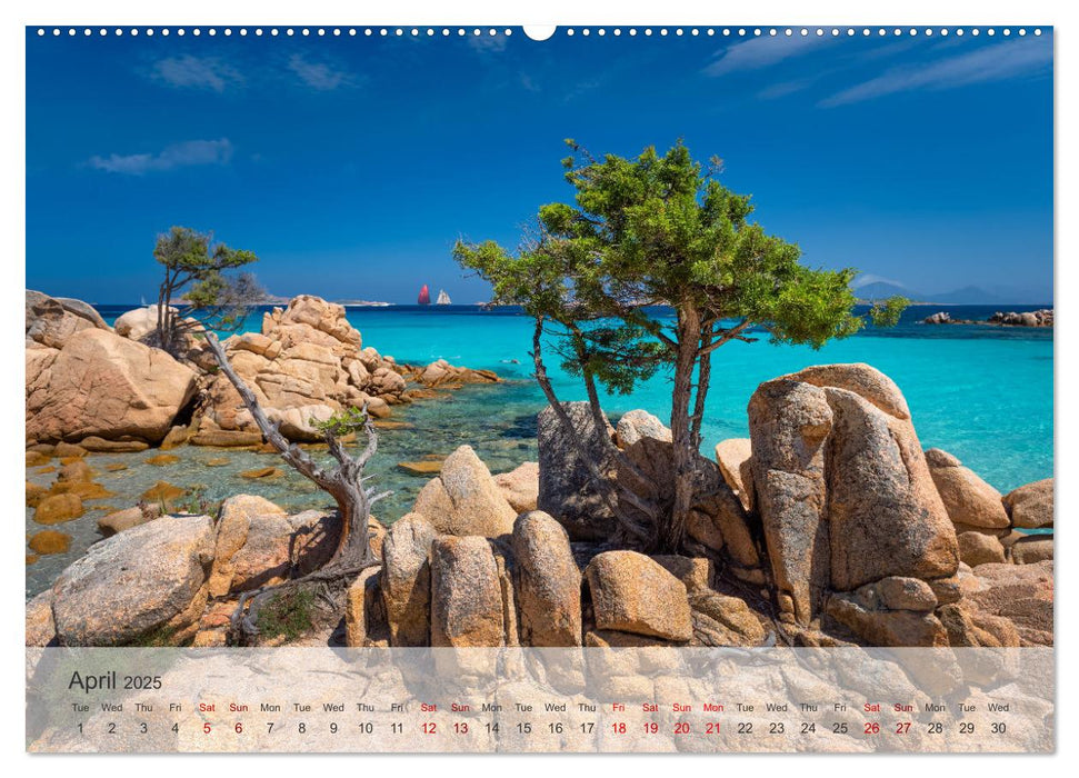 Wonderful Sardinia (CALVENDO Monthly Calendar 2025)