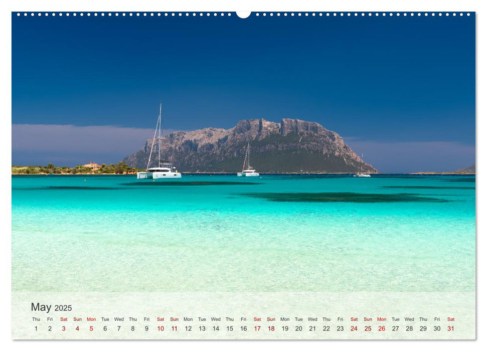 Wonderful Sardinia (CALVENDO Monthly Calendar 2025)