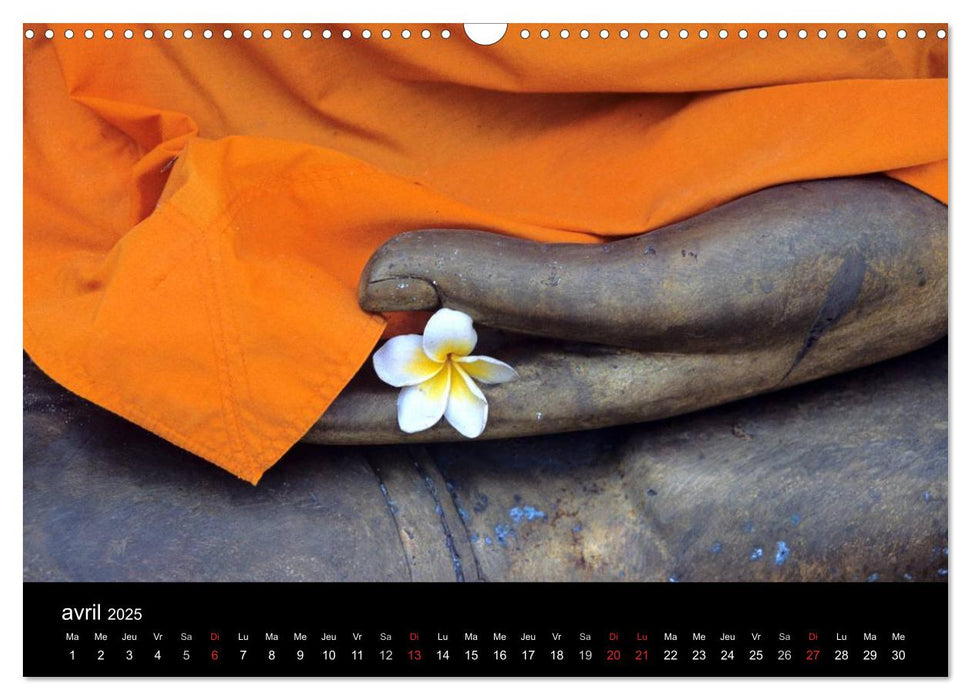 Bouddha Le Maître de Zen (CALVENDO Calendrier mensuel 2025)