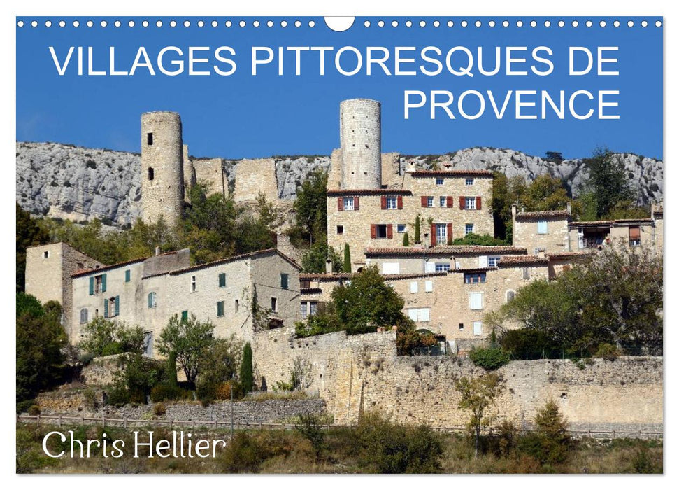 Villages Pittoresques de Provence (CALVENDO Calendrier mensuel 2025)