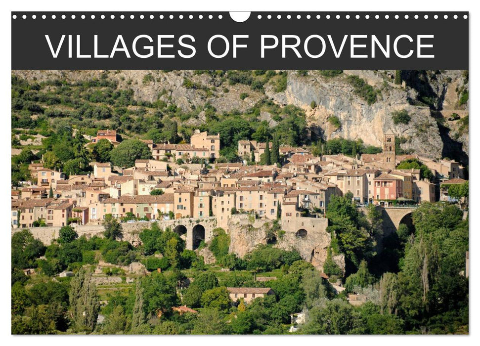 Villages of Provence (CALVENDO Monthly Calendar 2025)