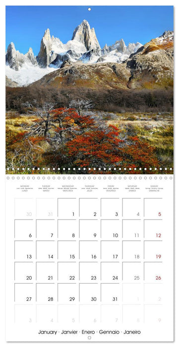 Patagonia National Parks (CALVENDO Monthly Calendar 2025)