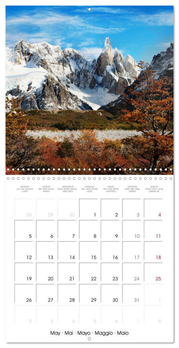 Patagonia National Parks (CALVENDO Monthly Calendar 2025)