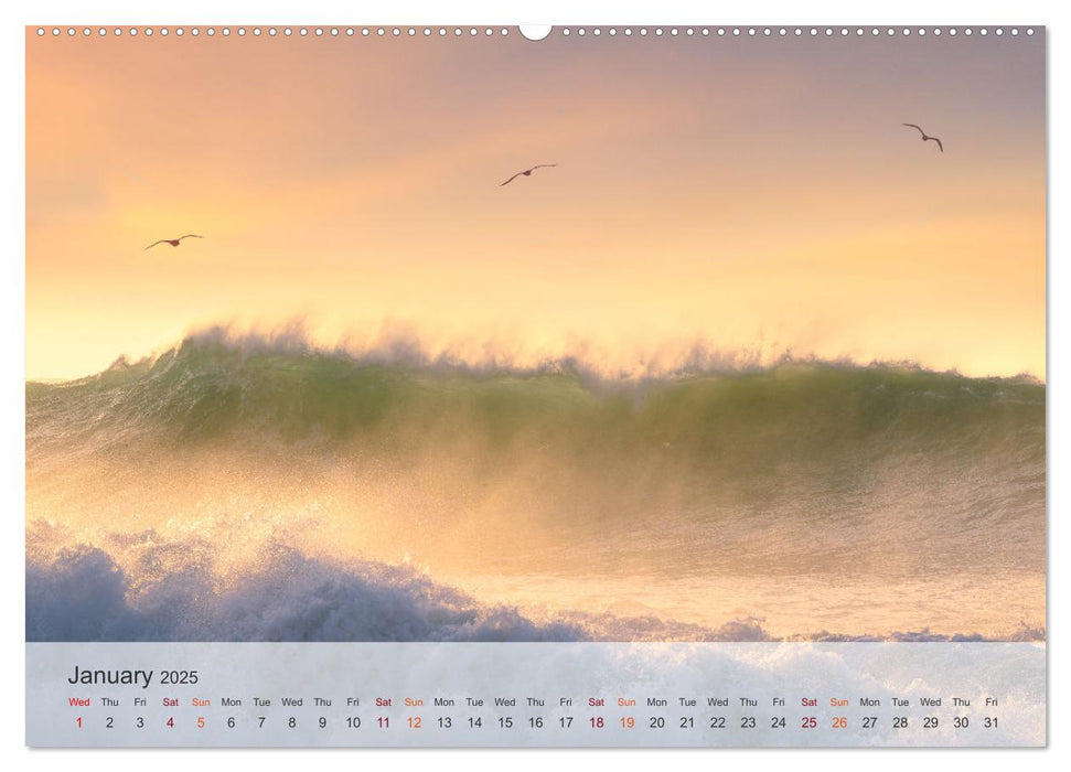 Melody of the waves (CALVENDO Premium-Calendar 2025)