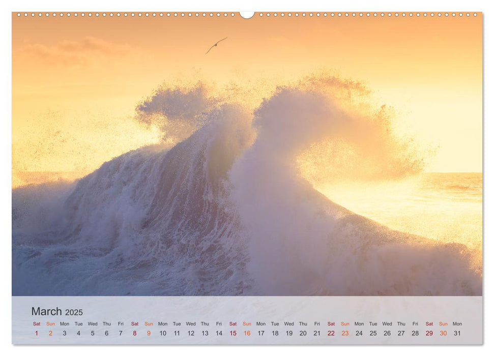 Melody of the waves (CALVENDO Premium-Calendar 2025)