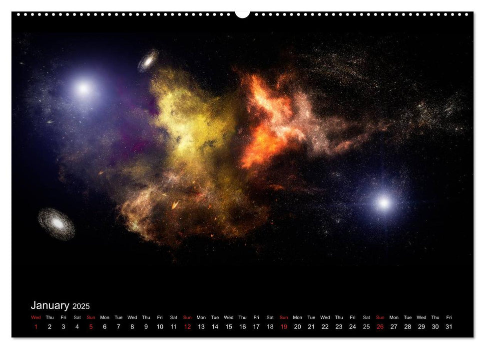 Cosmic panoramas (CALVENDO Premium-Calendar 2025)