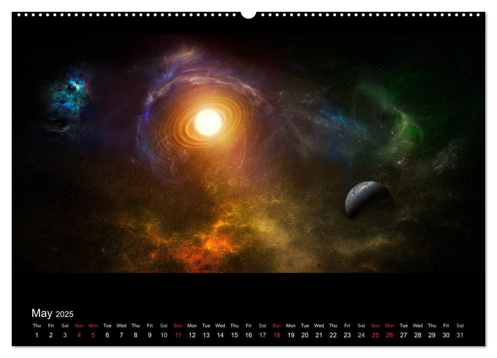 Cosmic panoramas (CALVENDO Premium-Calendar 2025)